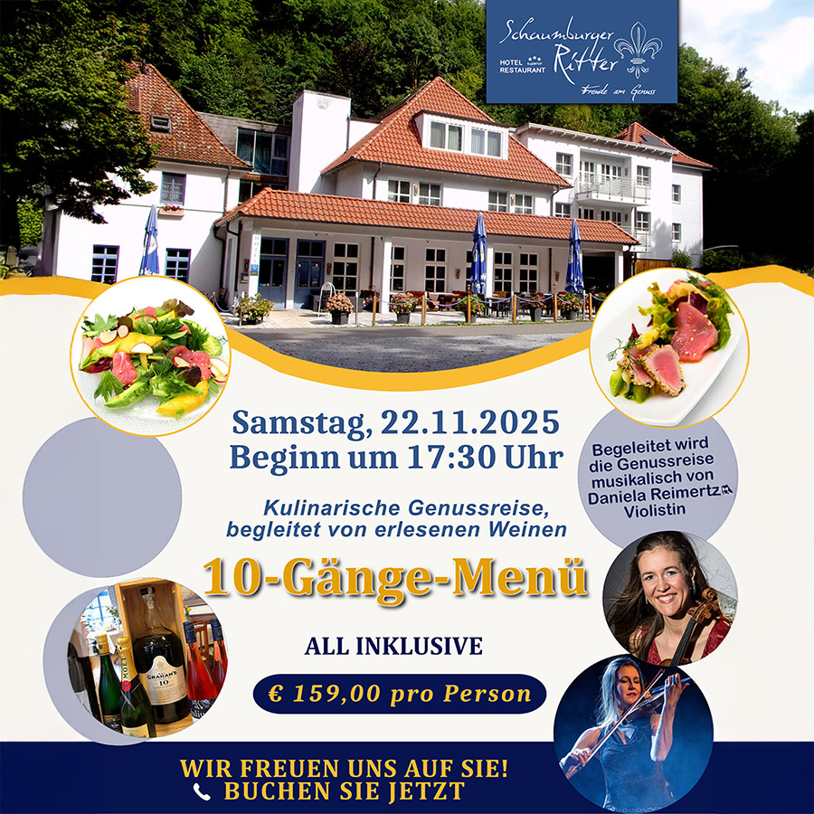Kulinarische Genussreise mit Violine - 22.11.2025